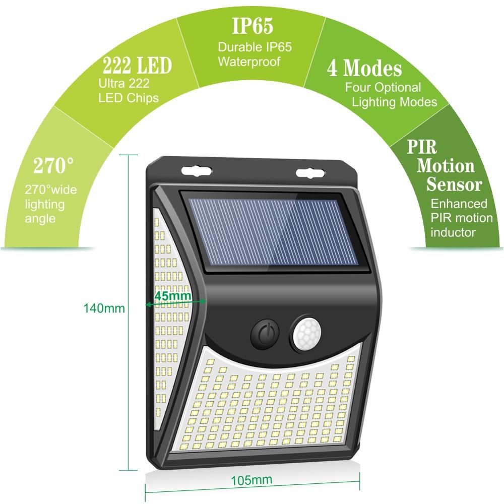 222-LED-Solar-Light-Outdoor-4-Modes-Motion-Sensor-PIR-Wall-Light-Waterproof-Solar-Lamp-Solar-7