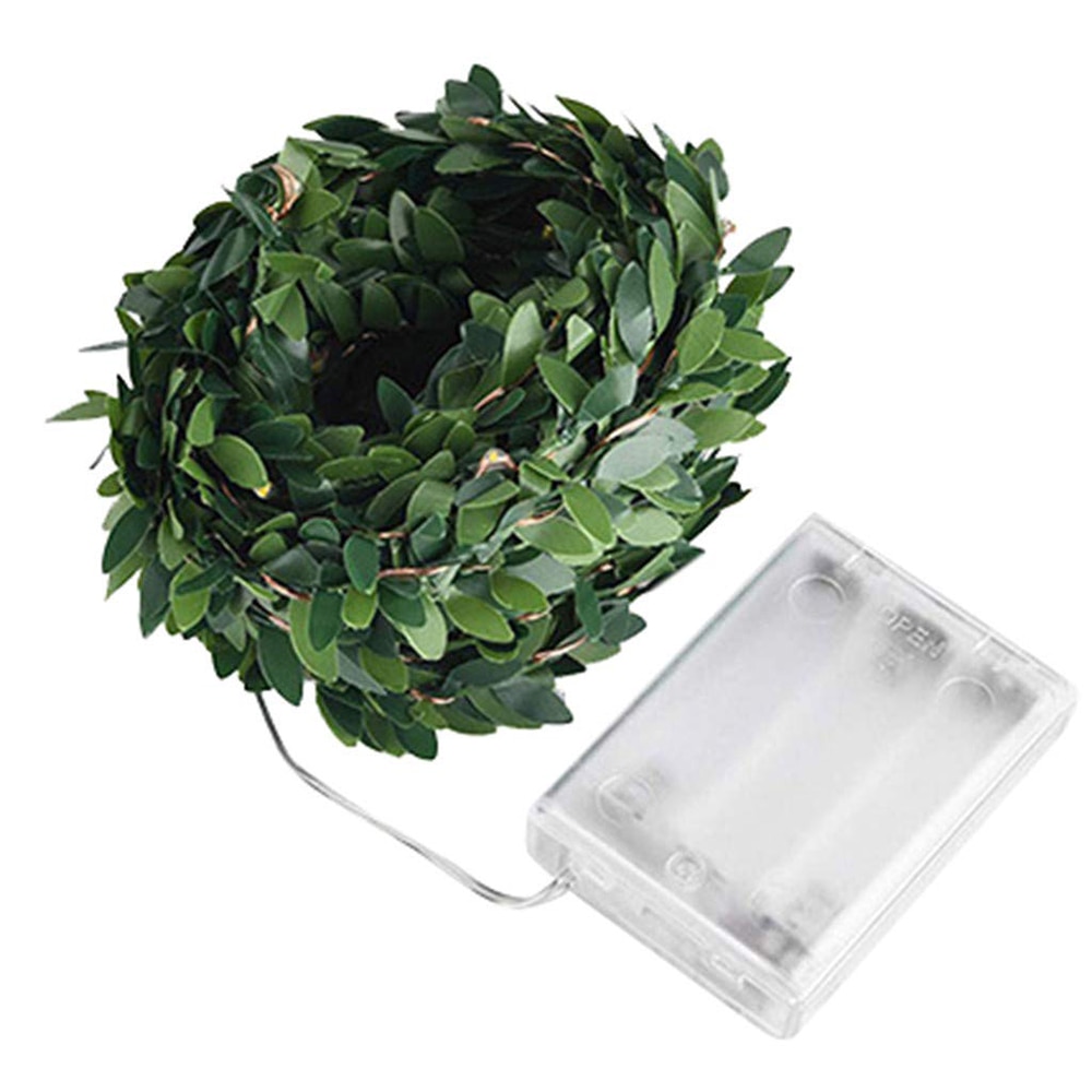 2M-3M-5M-10M-Green-Leaf-Garland-String-Lights-LED-Flexible-Copper-Artificial-Leaf-Vine-Lights-1